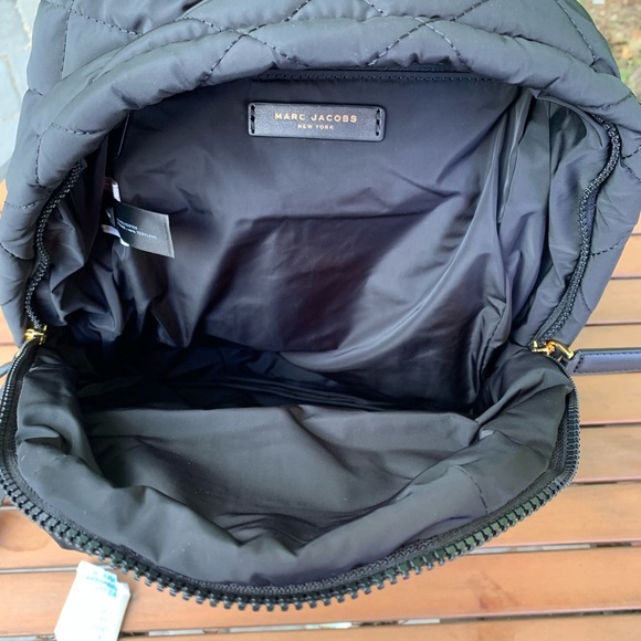 Marc Jacobs Quilted Black Nylon School Backpack - Picture 6 of 11
